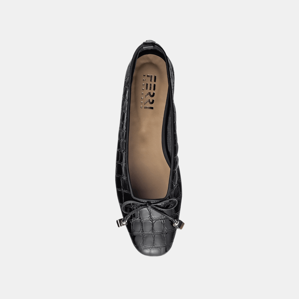 Sapatilha Roma Croco Preto