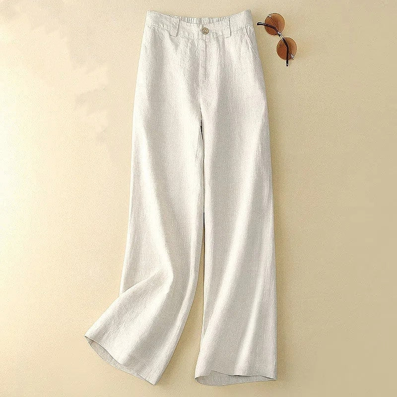 Calça Feminina Pantalona Reta