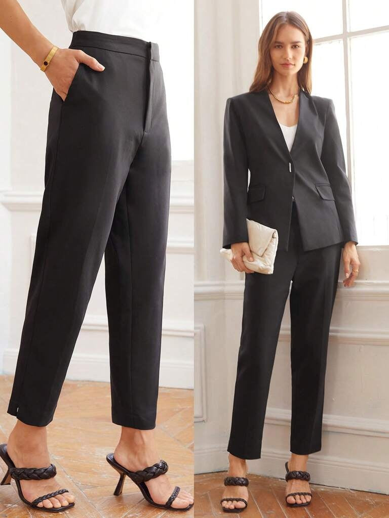 Calça Feminina Social Preto Varese