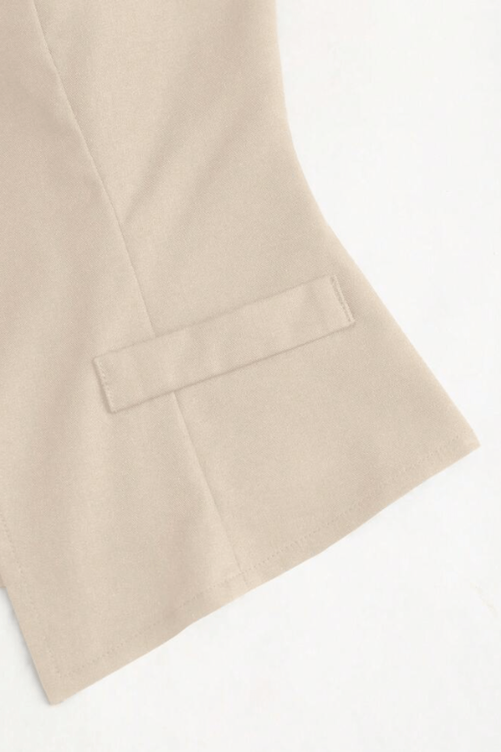 Conjunto Viviane Calça Pantalona e Colete Cáqui
