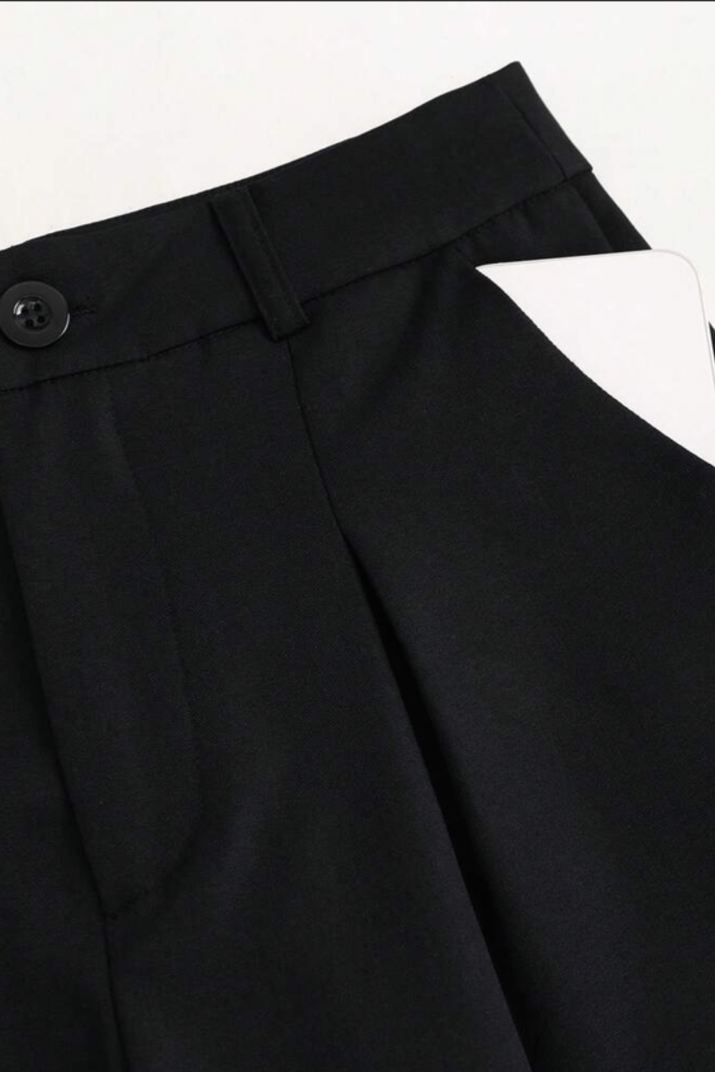 Conjunto Viviane Calça Pantalona e Colete Preto