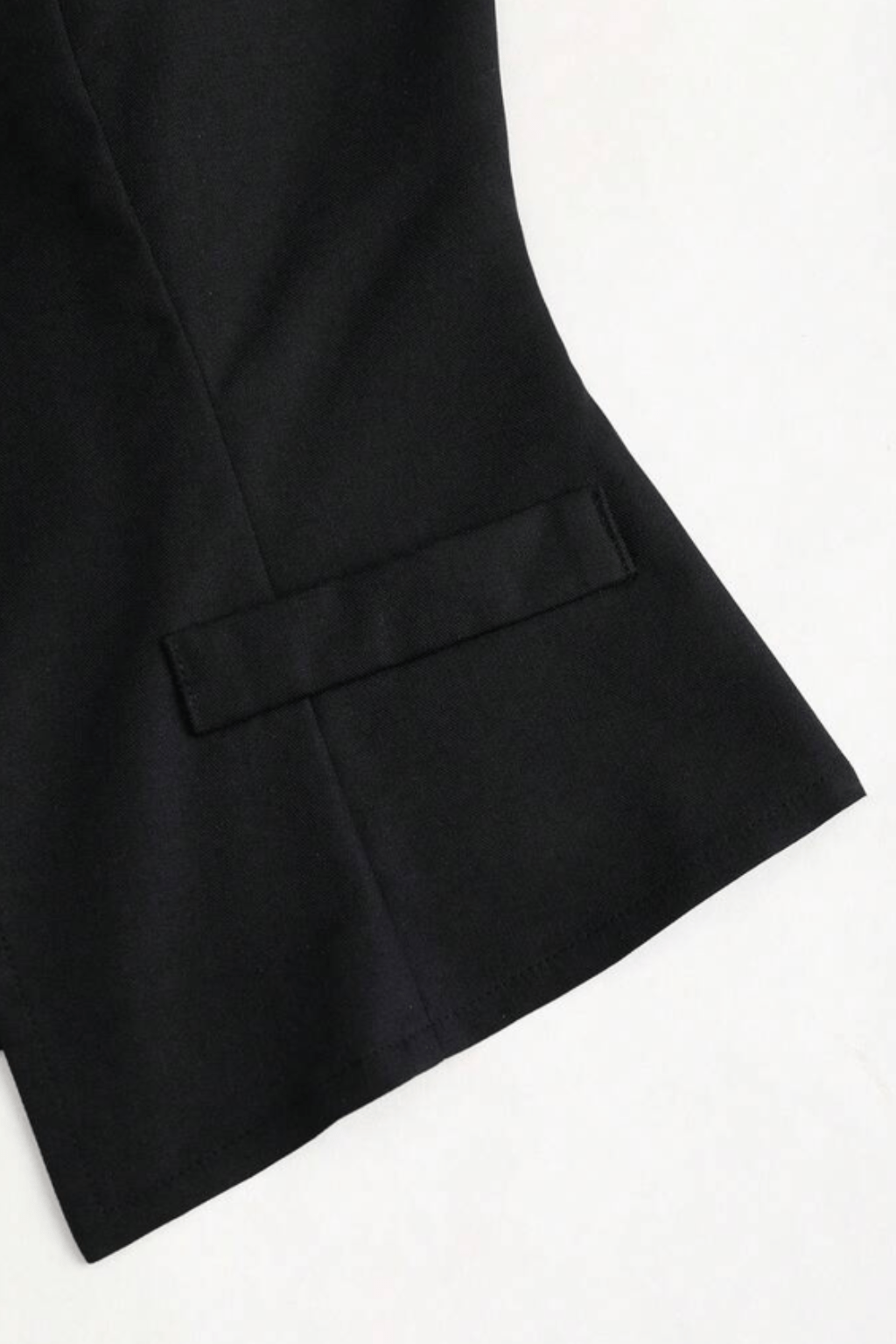 Conjunto Viviane Calça Pantalona e Colete Preto