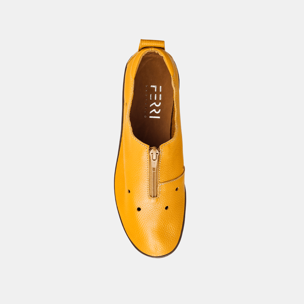 Tênis Zíper Amarelo