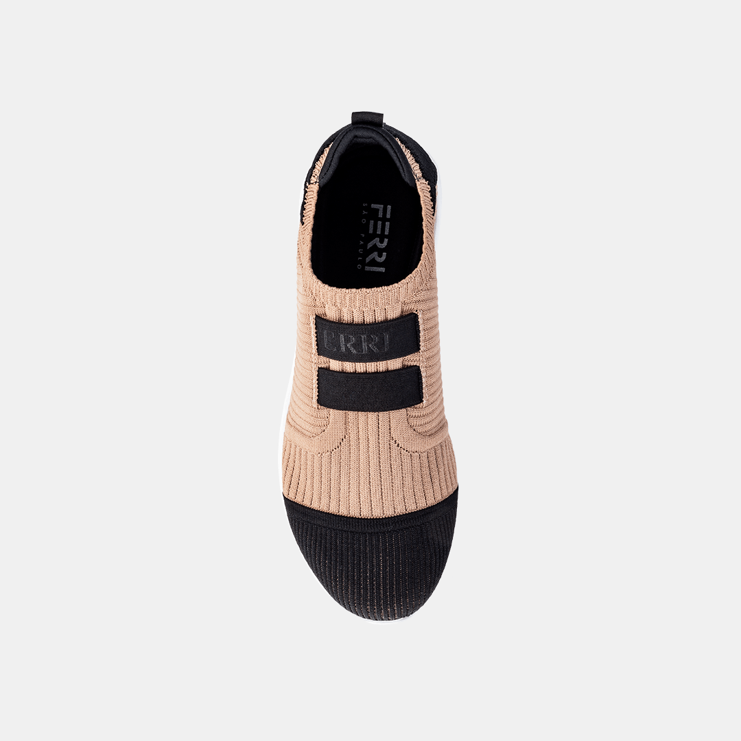 Tênis Knit Bege