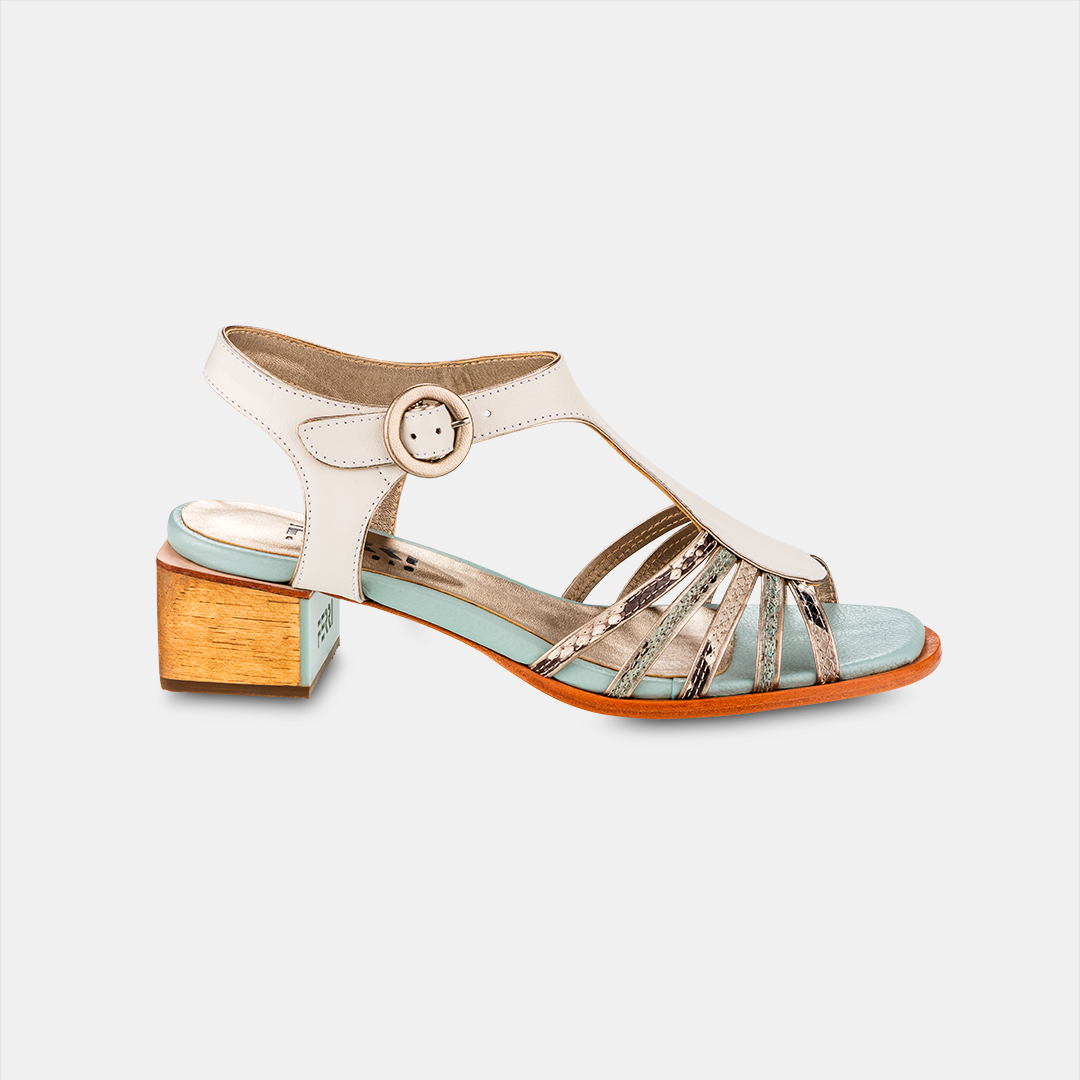 Sandália Salto Baixo Acqua