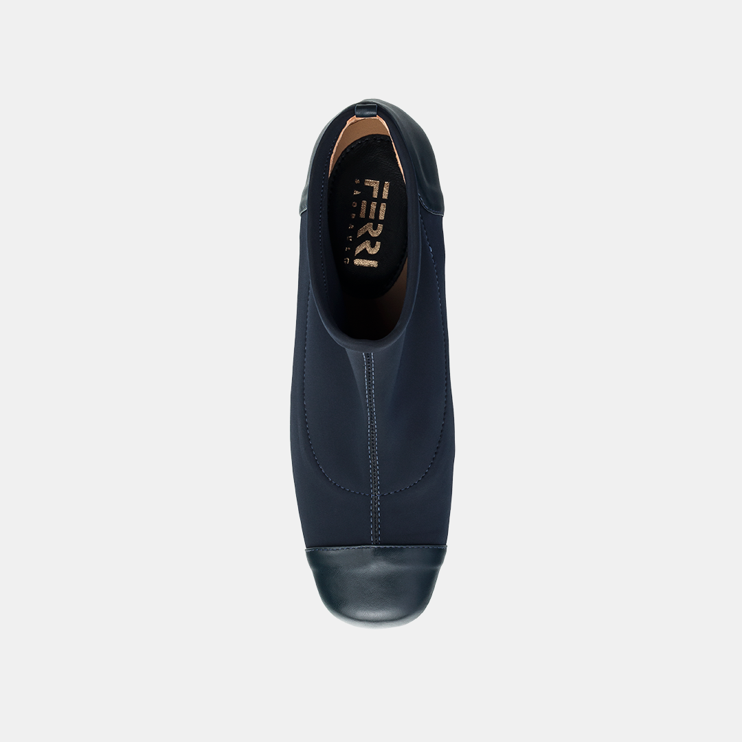 Bota Elastano Cano Baixo Marinho