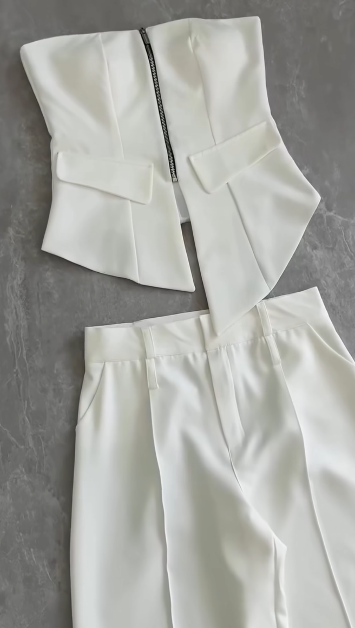 Conjunto Alfaiataria Off-White