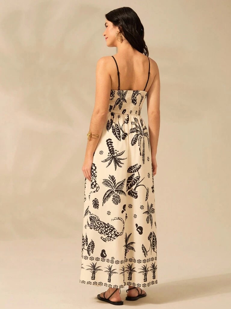 Vestido Longo Estampado Sevilha