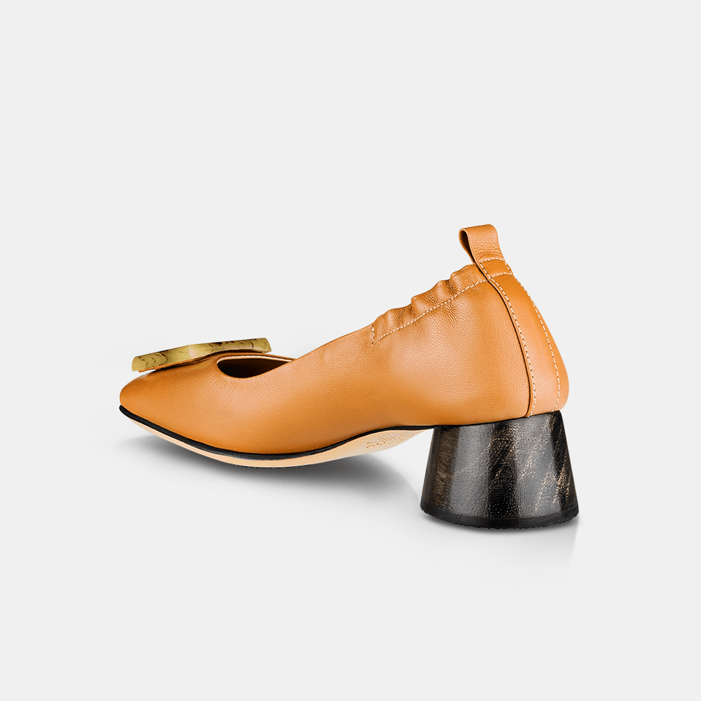 Scarpin Milão Camel