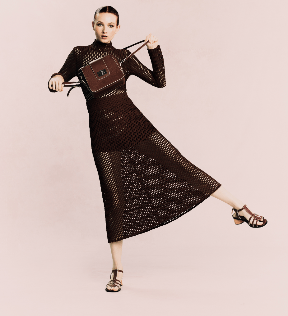 Sandália Tiras Camel