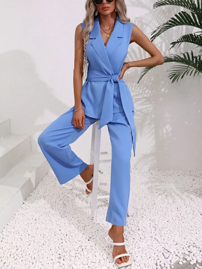 Conjunto Feminino Alfaiataria Azul