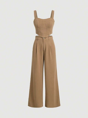 Conjunto Feminino Alfaiataria Bege Krabi