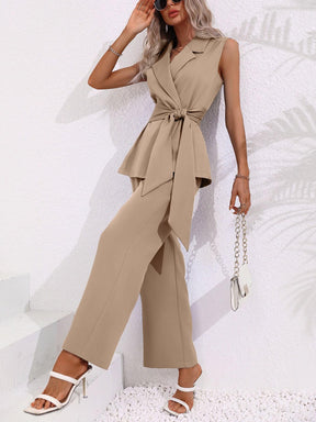 Conjunto Feminino Alfaiataria Bege