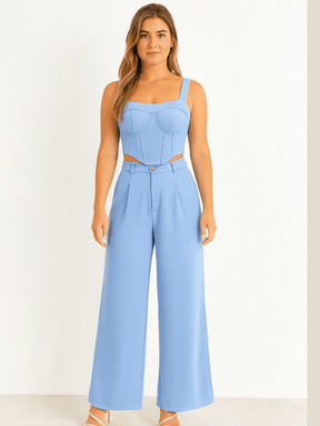 Conjunto Feminino Azul Bebê Krabi