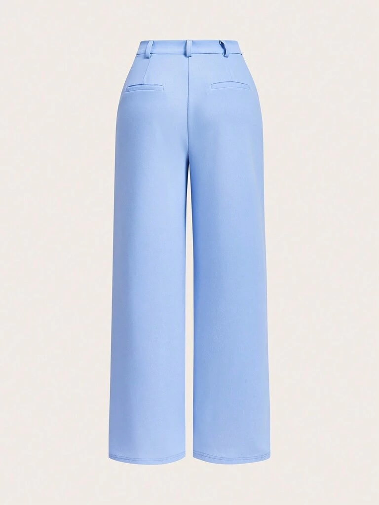 Conjunto Feminino Calça e Jaqueta Curta Azul Malvinas