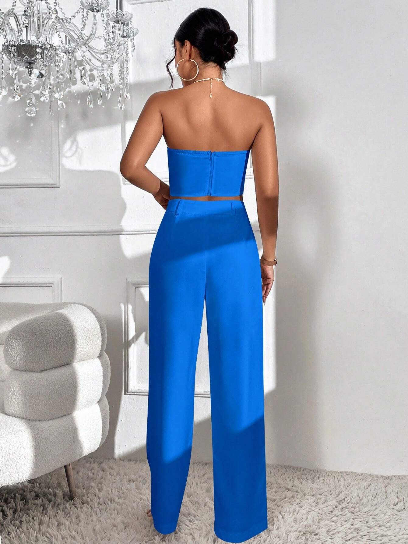 Conjunto Feminino Elegância Privé Azul