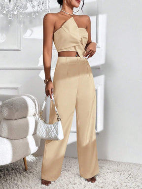 Conjunto Feminino Elegância Privé Bege