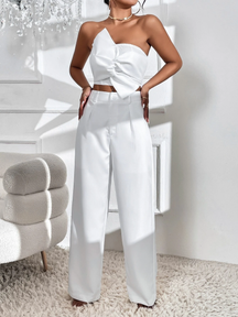 Conjunto Feminino Elegância Privé Branco