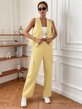 Conjunto Feminino Elegante Amarelo Lua