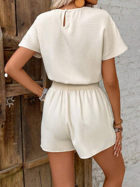 Conjunto Feminino Short e Blusa Damasco