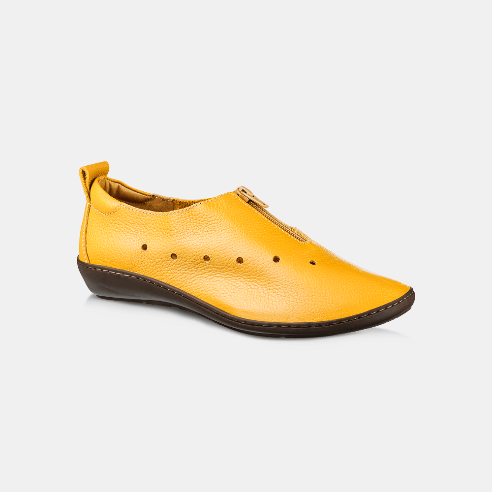 Tênis Zíper Amarelo