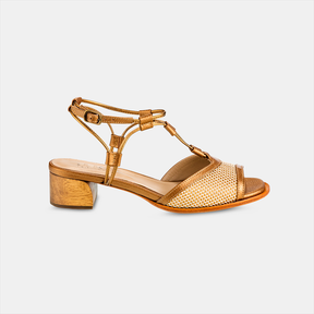 Sandália Ráfia Gold