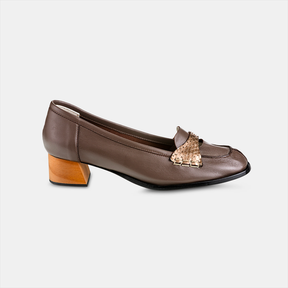 Mocassim Gravata Concreto