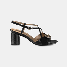 Sandália Salto Alto Cristal