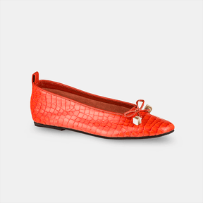 Sapatilha Roma Croco Orange