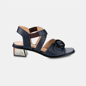Sandália Salto Médio Atena Marinho