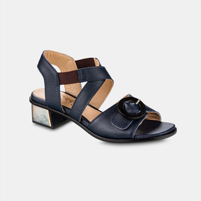 Sandália Salto Médio Atena Marinho