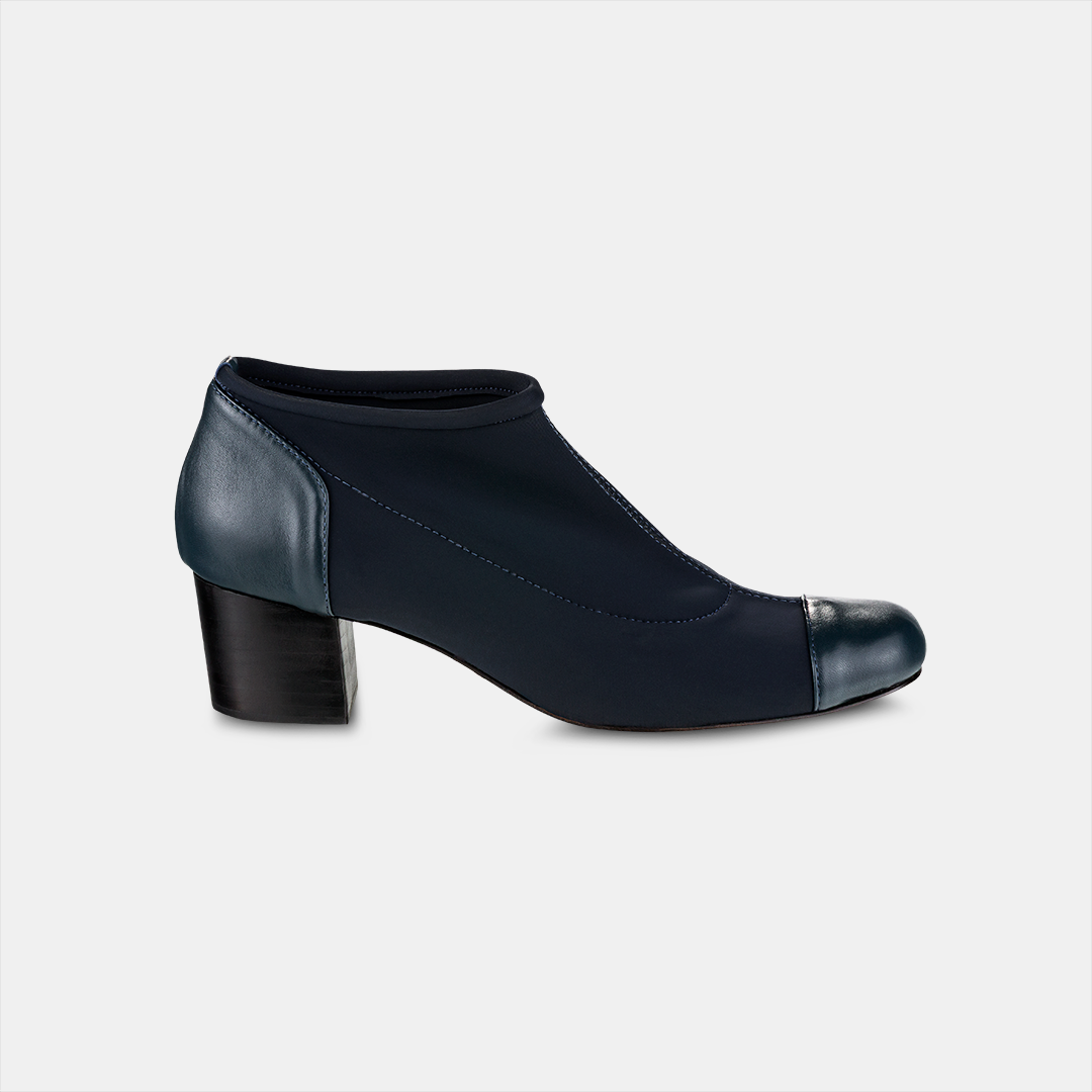 Bota Elastano Cano Baixo Marinho