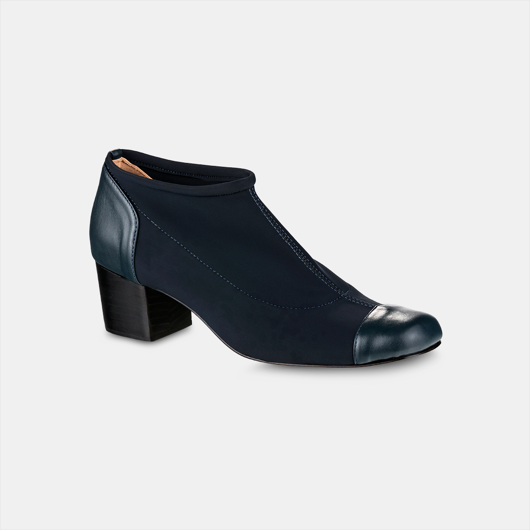 Bota Elastano Cano Baixo Marinho