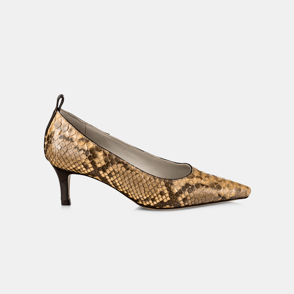 Scarpin Bico Fino Python