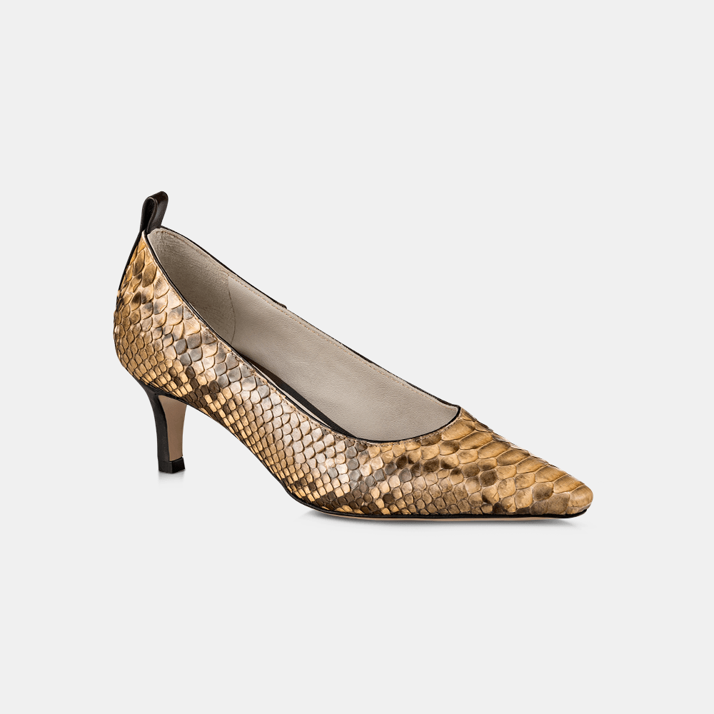 Scarpin Bico Fino Python