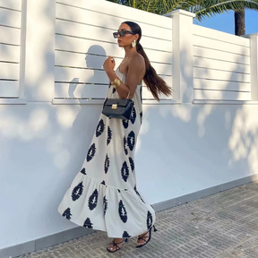 Vestido Branco Longo Bianca