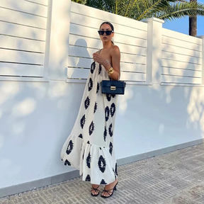 Vestido Branco Longo Bianca