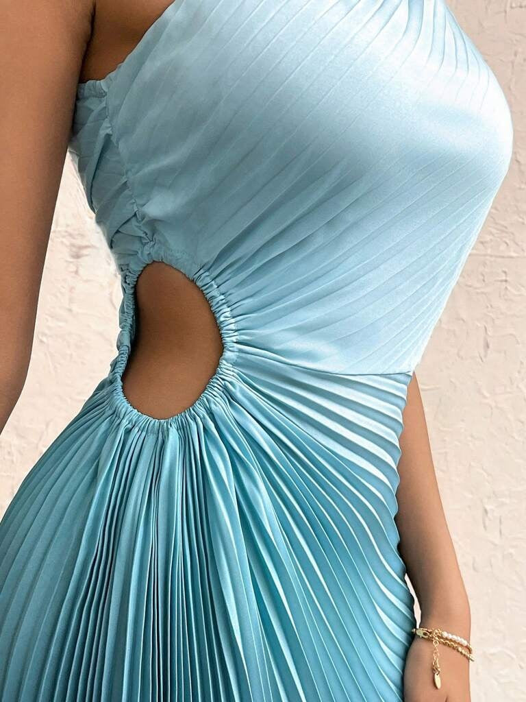 Vestido Longo Azul Atenas