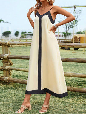 Vestido Longo Bege Luciana