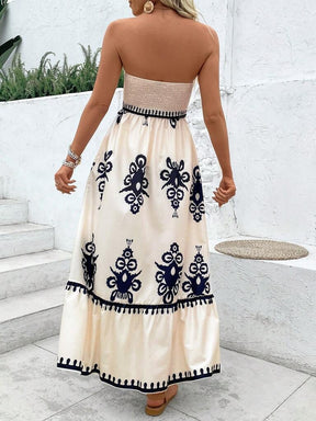 Vestido Longo Damasco Smyrna