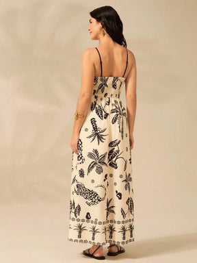 Vestido Longo Estampado Sevilha