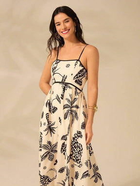 Vestido Longo Estampado Sevilha