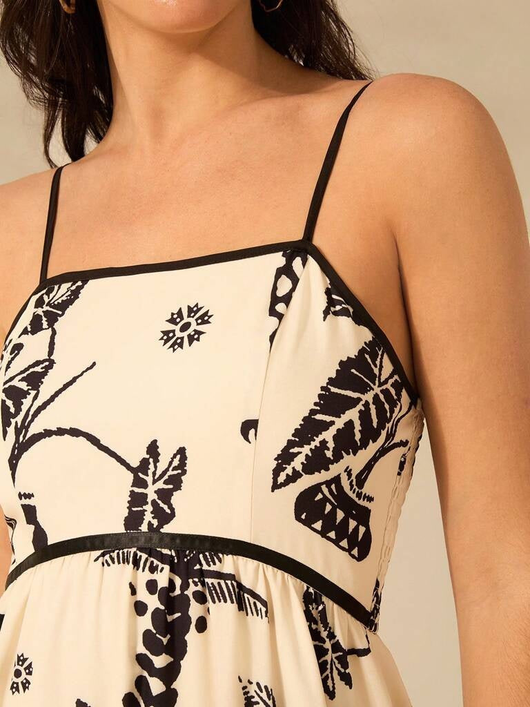 Vestido Longo Estampado Sevilha