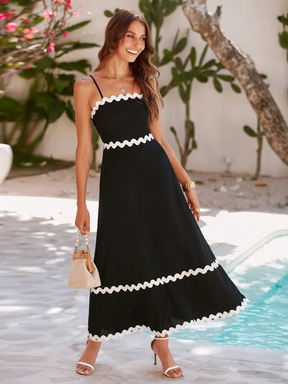 Vestido Longo Preto Estella