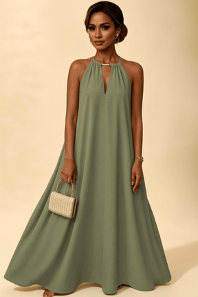 Vestido Longo Verde Milão