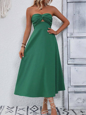 Vestido Midi Verde Isabel