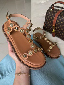 Sandália Feminina Bolinhas Lançamento