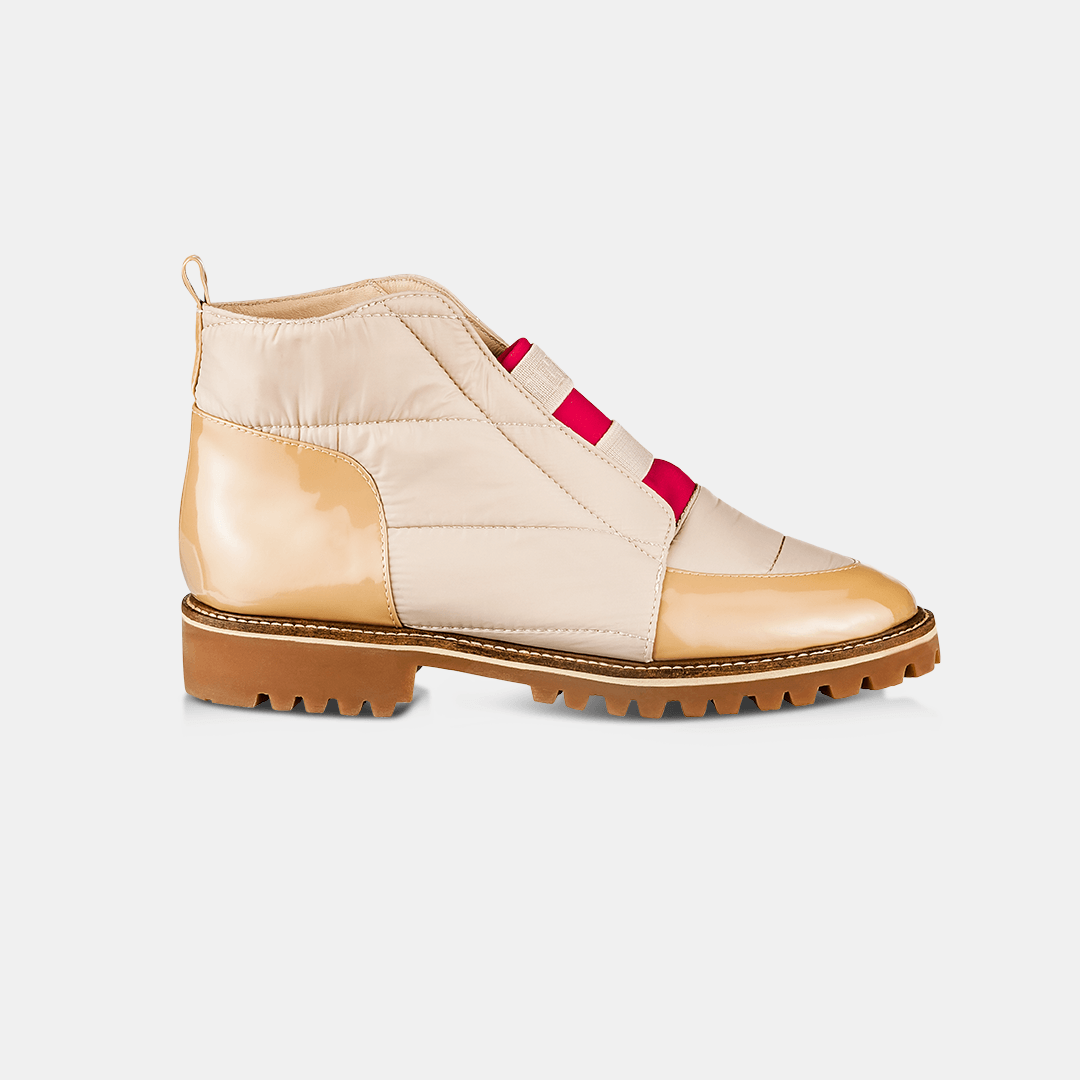 Bota Nylon Bege Tratorada
