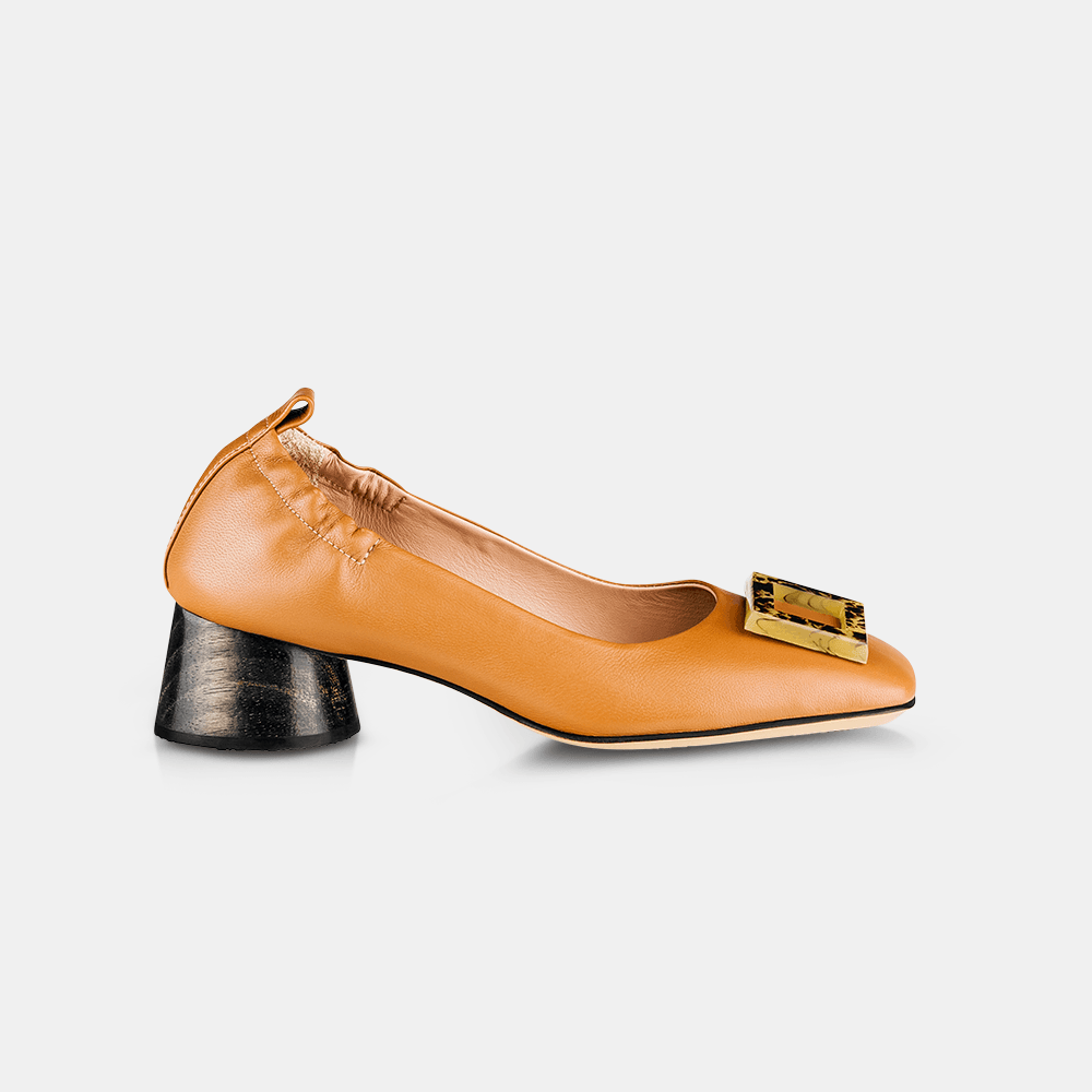 Scarpin Milão Camel