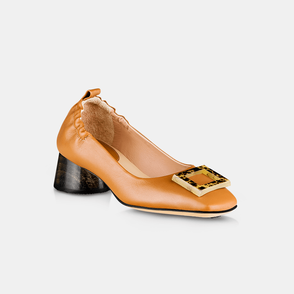Scarpin Milão Camel
